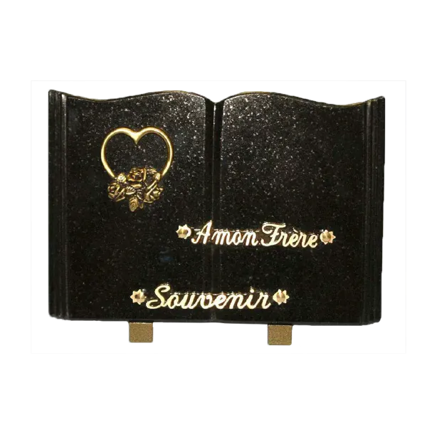 Plaque funéraire granit  - Leader Granits