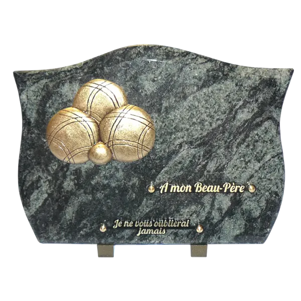 Plaque funéraire granit  - Leader Granits