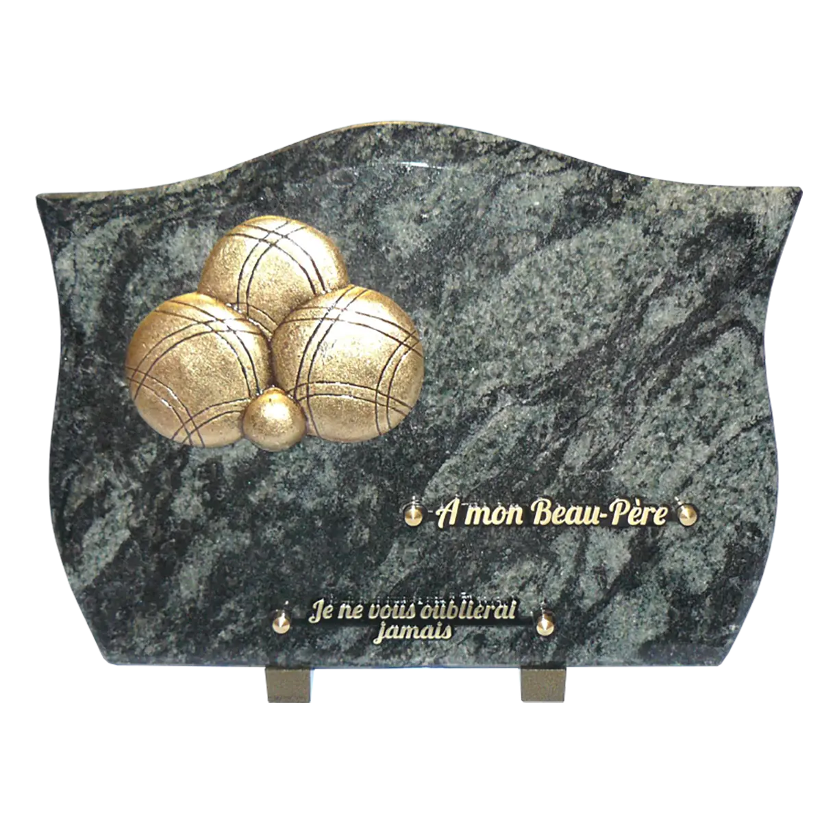 Plaques funéraires granit – illustration d'un produit funéraire