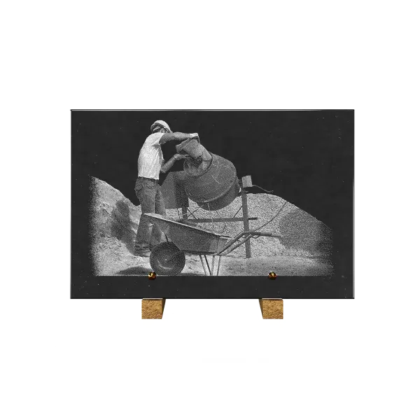 Plaque funéraire granit  - Leader Granits