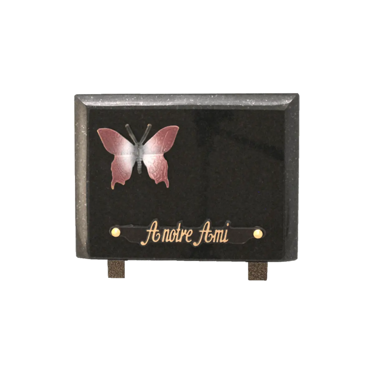 Plaques funéraires granit – illustration d'un produit funéraire