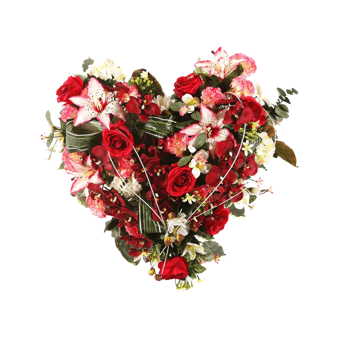 Coeurs – illustration d'un produit funéraire