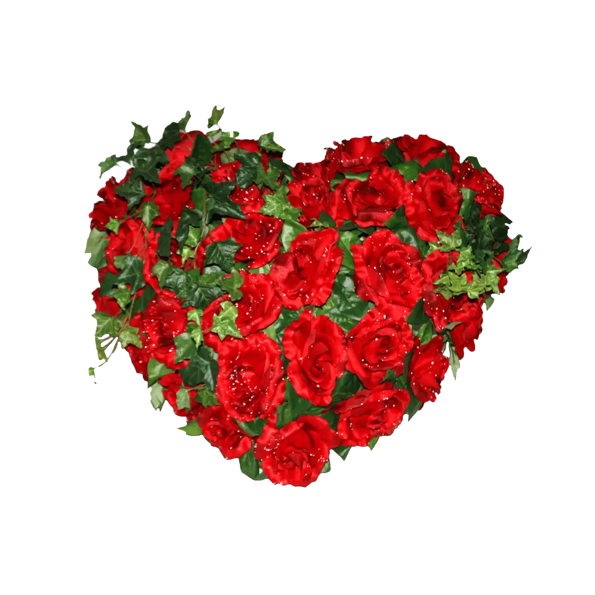 Coeurs – illustration d'un produit funéraire