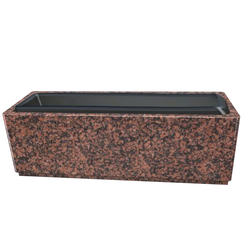 Jardinières granit – illustration d'un produit funéraire
