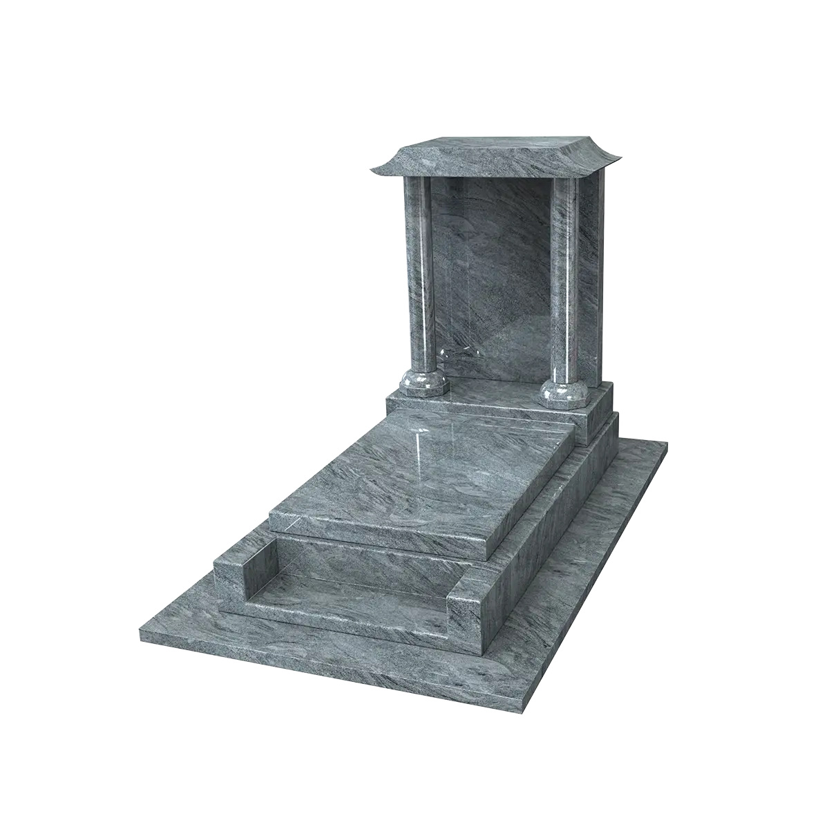 Monuments Asiatiques – illustration d'un produit funéraire