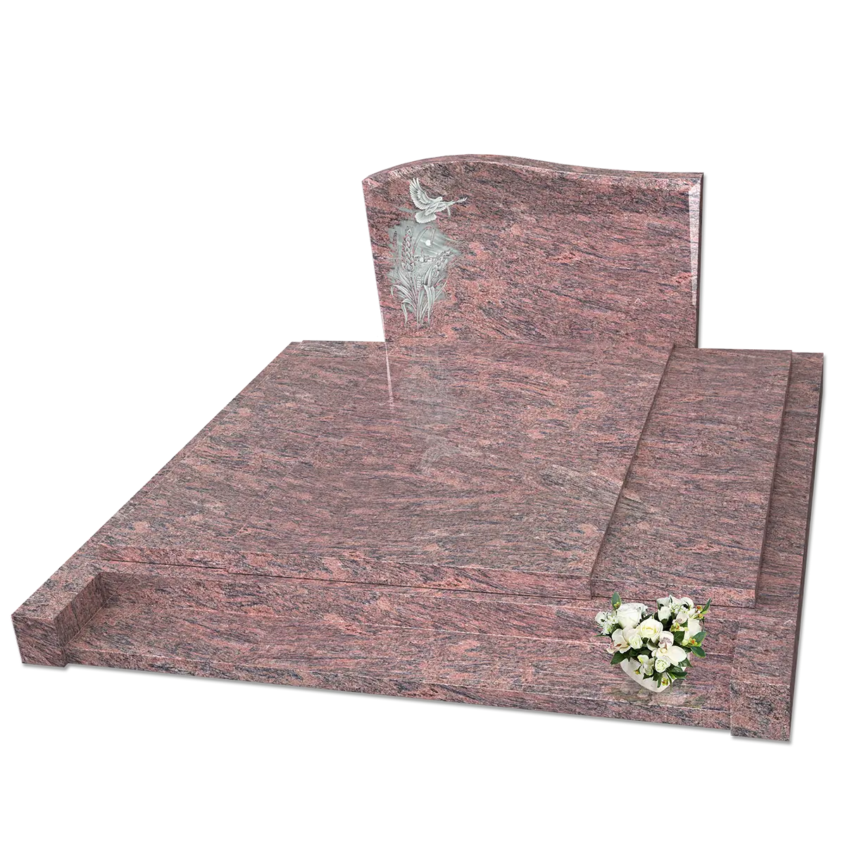 Monuments doubles – illustration d'un produit funéraire