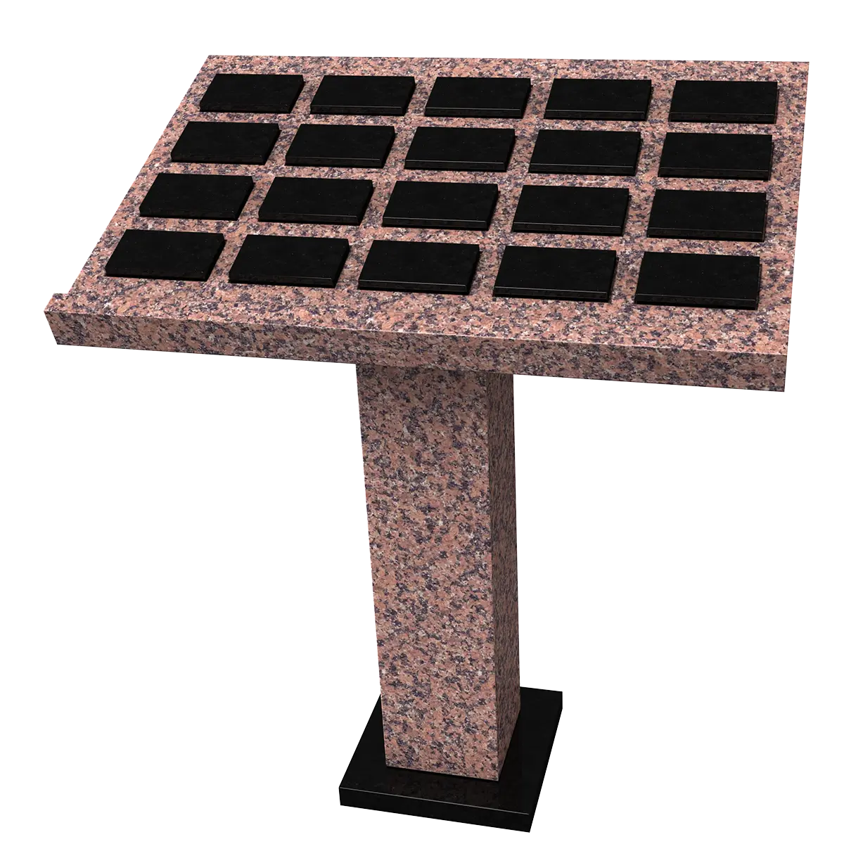 Columbariums et jardins du souvenir – illustration d'un produit funéraire